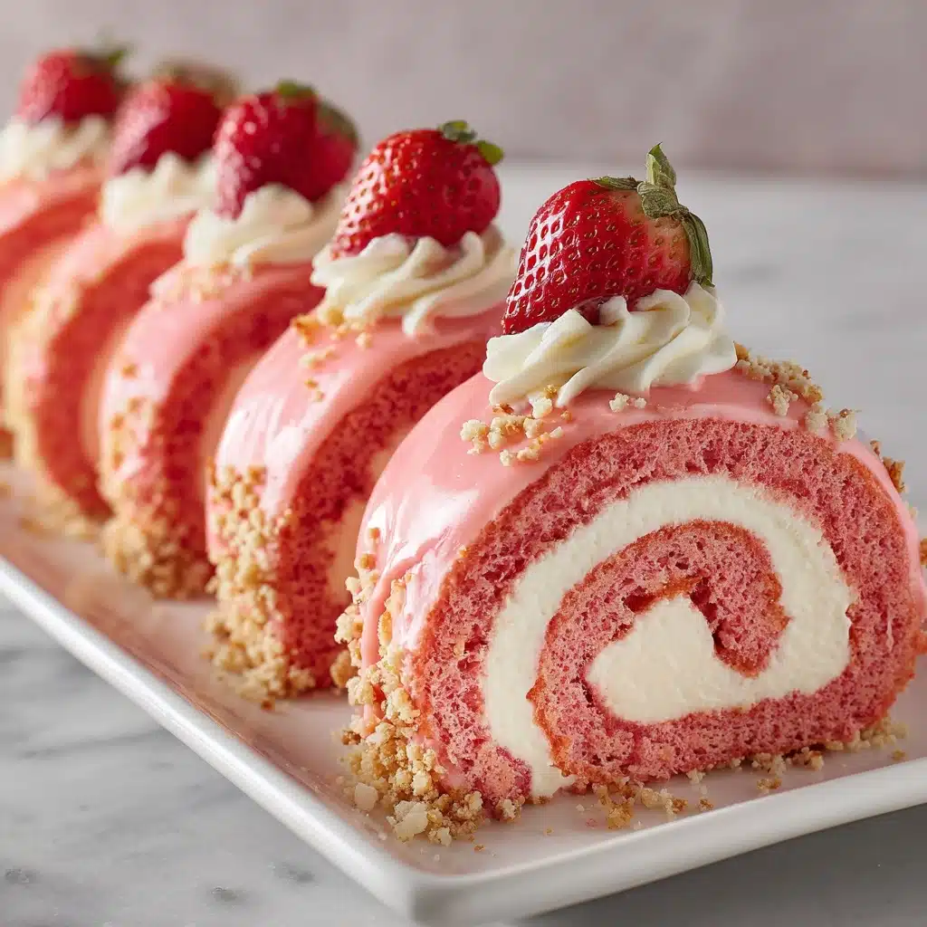 Strawberry Shortcake Cheesecake Rolls Recipe 4 Strawberry Shortcake Cheesecake Rolls Recipe - Recipe Image