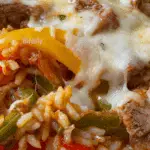 Queso Steak Fajita Skillet Recipe