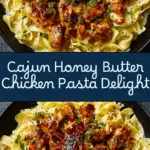 Spicy Cajun Honey Butter Chicken & Pasta Recipe
