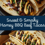 Garlic Butter Honey BBQ Beef Tacos Recipe