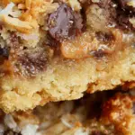 Coconut Toffee Chocolate Chip Cookie Bars Recipe