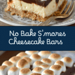 No Bake S'mores Cheesecake Bars Recipe