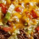 Cheesy Cabbage Beef Casserole Recipe