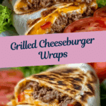 Backyard Burger Bliss: Grilled Cheeseburger Wraps Recipe