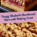 Delightful Rhubarb Shortbread Bars with a Buttery Crust Recipe