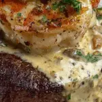 Filet Mignon with Shrimp and Lobster Cream Sauce Recipe