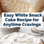 White Snack Cake Recipe