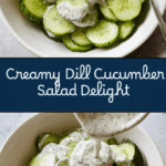 Creamy Cucumber Salad Recipe