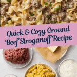 30-Minute Ground Beef Stroganoff Recipe