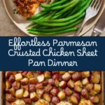 Parmesan Crusted Chicken Sheet Pan Dinner Recipe