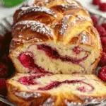 Raspberry Swirl Brioche Loaf