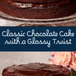 Old Fashioned Chocolate Cake With Glossy Chocolate Icing Recipe