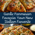 Garlic Parmesan Focaccia Bread – A Savory Homemade Favorite Recipe