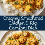 CREAMY SMOTHERED CHICKEN AND RICE Recipe