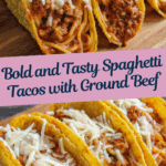 Spaghetti Tacos Ground Beef (Print Format) Recipe