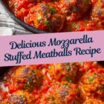 Mozzarella Stuffed Meatballs (low carb, keto) Recipe