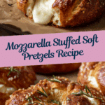 Mozzarella Stuffed Soft Pretzels Recipe