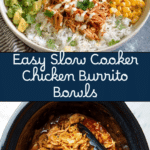 Slow Cooker Chicken Burrito Bowl Recipe