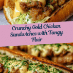 Gold Chicken Crunch Sandwiches Recipe