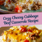 Cheesy Cabbage Beef Casserole Recipe