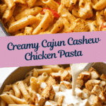 Cashew Cream Cajun Chicken Pasta – Dairy Free! Recipe