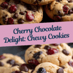 Cherry Chocolate Chewy Cookies Recipe