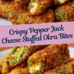 Pepper Jack Cheese Stuffed Fried Okra Recipe