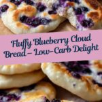 Fluffy Cottage Cheese Blueberry Cloud Bread Recipe