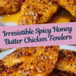 Spicy Honey Butter Garlic Chicken Tenders Recipe