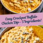 Crockpot Buffalo Chicken Dip Recipe