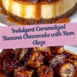 Caramelized Banana Cheesecake with Rum Glaze Recipe