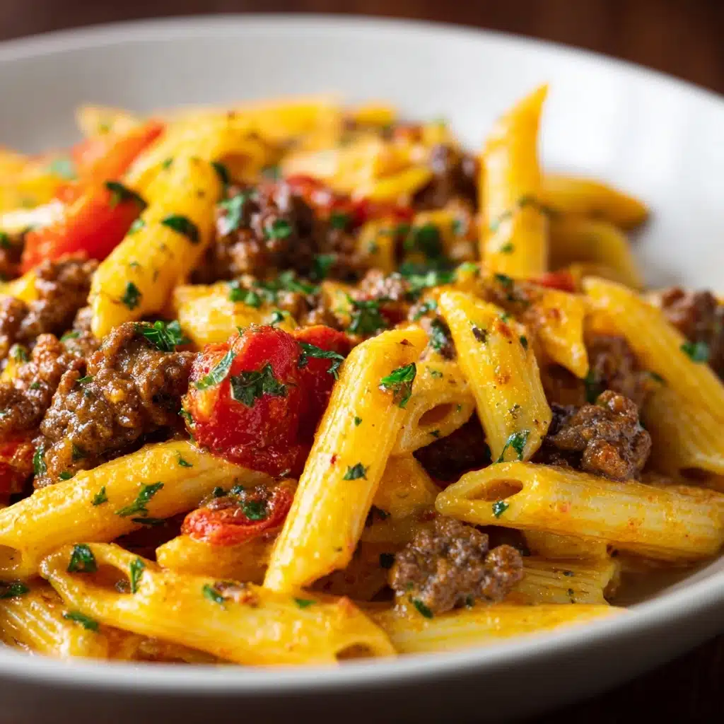 High Protein Creamy Beef Pasta Recipe 5 High Protein Creamy Beef Pasta Recipe - Recipe Image