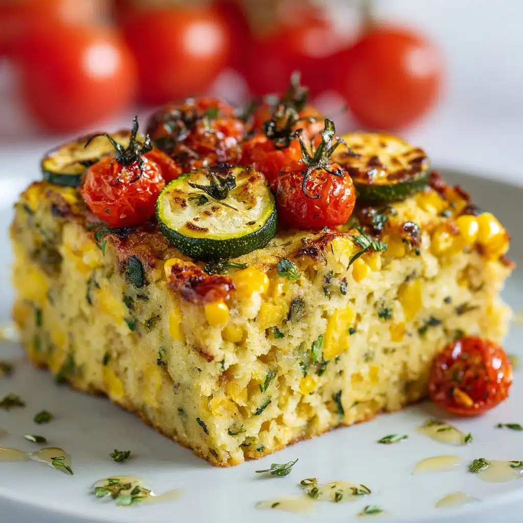 Zucchini Corn Tomato Bake with Parmesan Crust Recipe 5 Zucchini Corn Tomato Bake with Parmesan Crust Recipe - Recipe Image