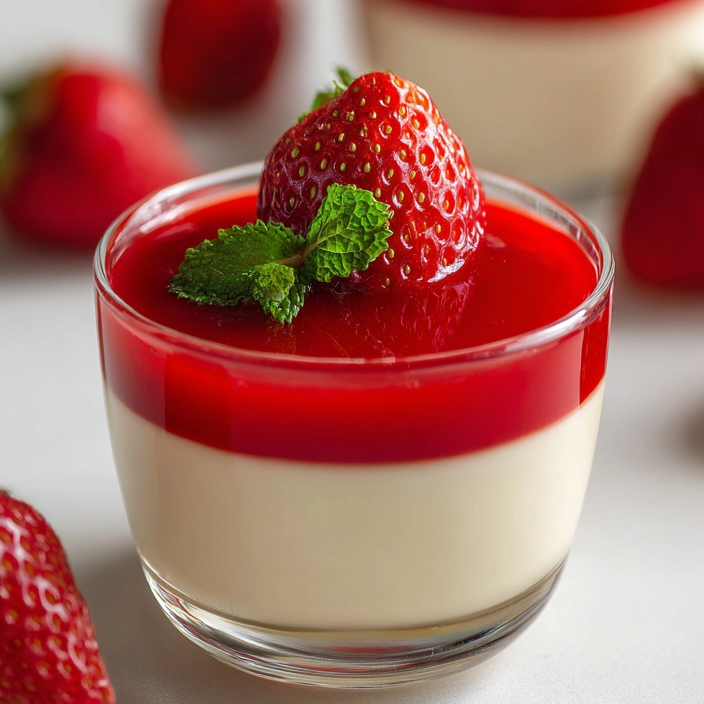 Strawberry Panna Cotta Recipe - Recipe Image