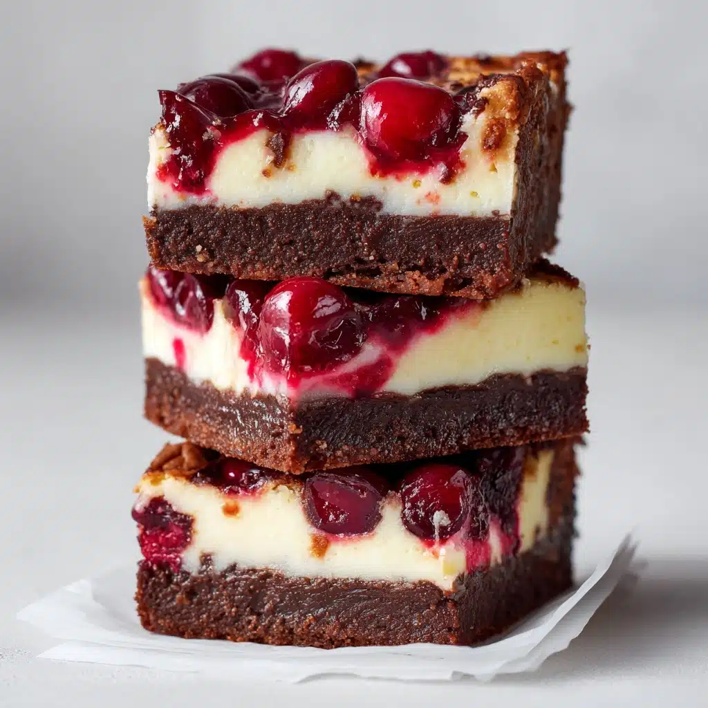 CHERRY CHEESECAKE BROWNIES Recipe - Recipe Image