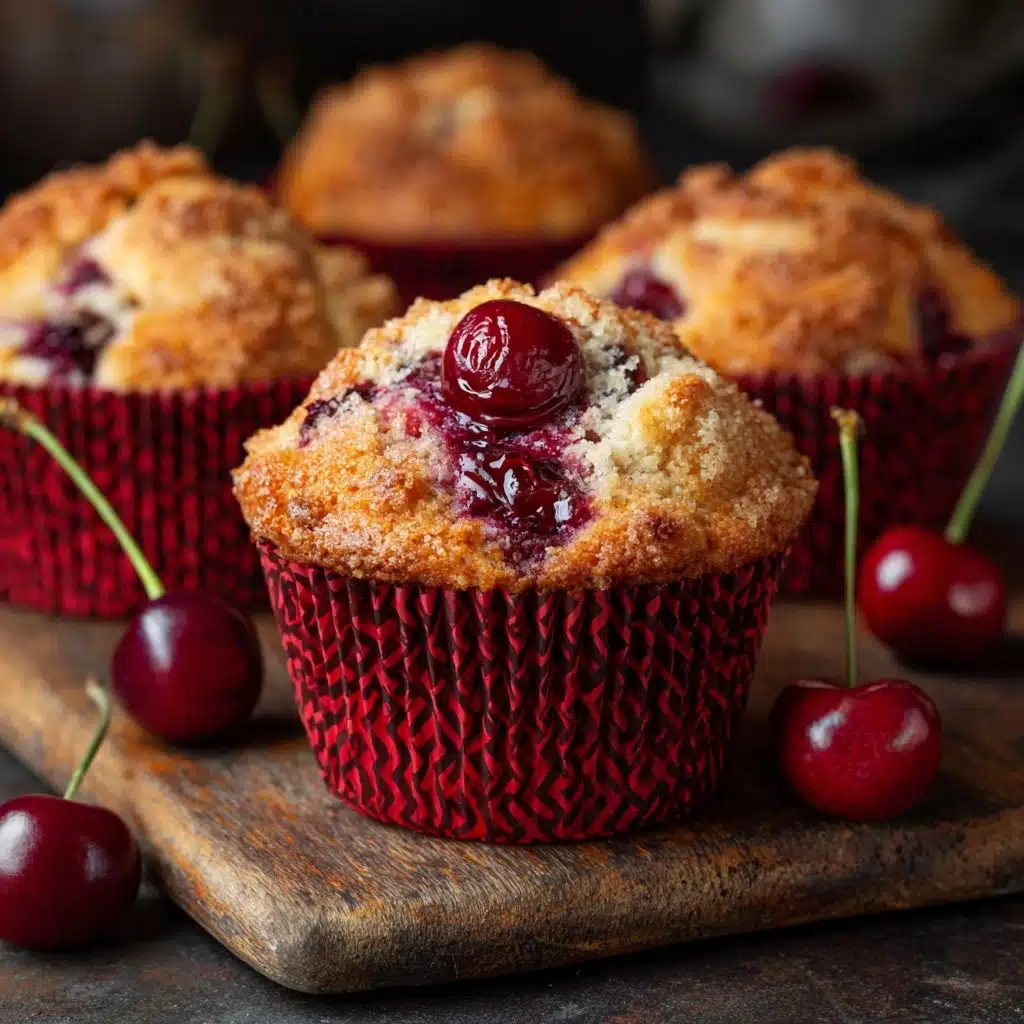 Cherry Cobbler Muffins Recipe 5 Cherry Cobbler Muffins Recipe - Recipe Image