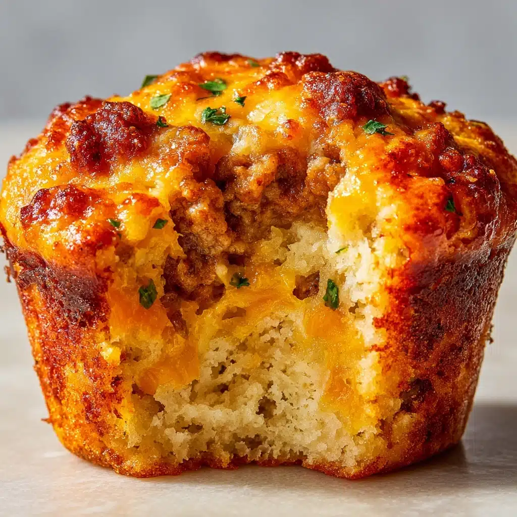 Easy Sausage Breakfast Muffins Recipe - Recipe Image