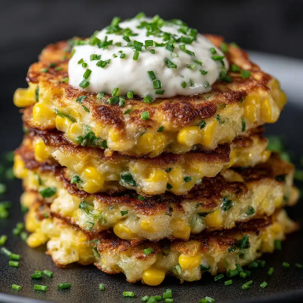 CHEESY CORN FRITTERS Recipe - Recipe Image