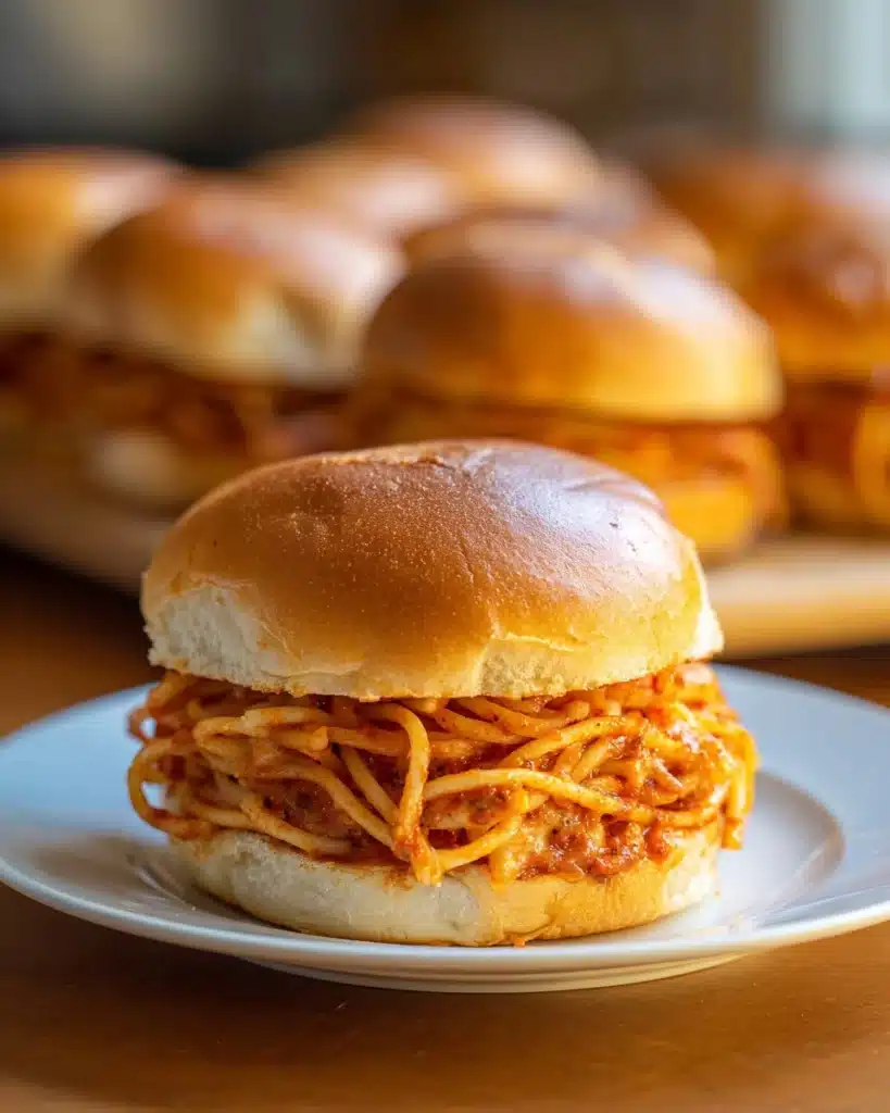 Spaghetti Sliders Recipe
