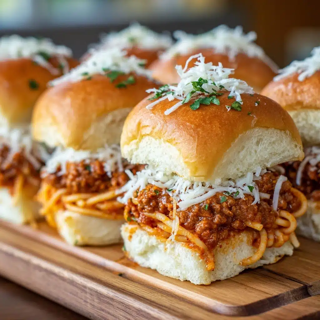 Easy Spaghetti Sliders Cheese Recipe 5 Easy Spaghetti Sliders Cheese Recipe - Recipe Image