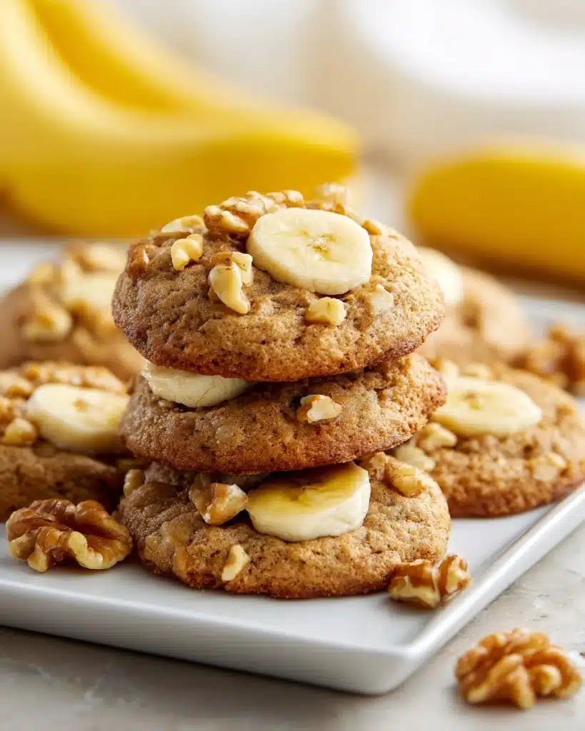 Banana Walnut Breakfast Cookies Recipe