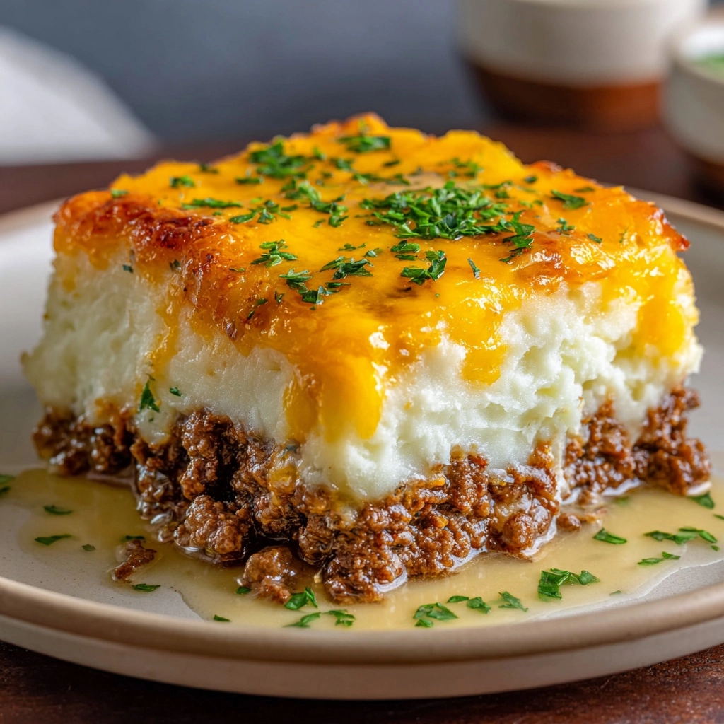 Easy 5-Ingredient Hamburger & Potato Casserole Recipe - Recipe Image