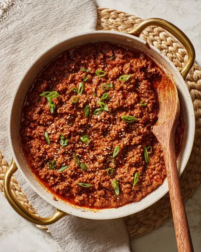 Korean BBQ Ground Beef Recipe