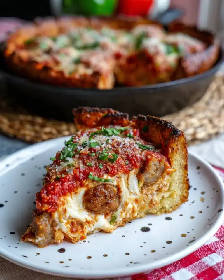 Cast Iron Skillet Pizza Recipe
