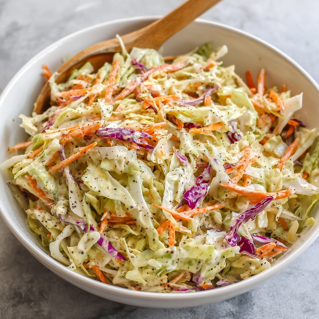 Classic Coleslaw Recipe – Creamy, Crunchy & Irresistible! Recipe - Recipe Image
