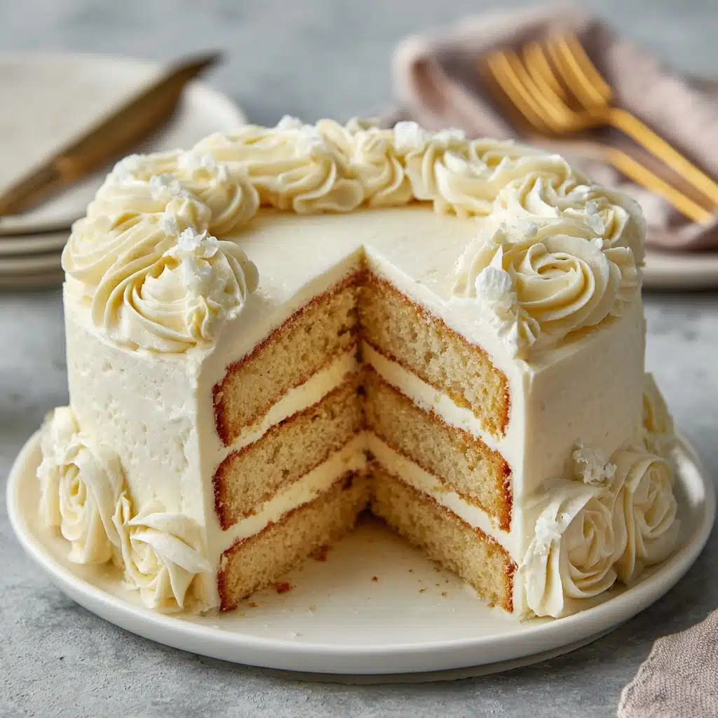Moist White Velvet Cake Recipe - Recipe Image