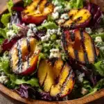 Summer Grilled Peach Salad with Sweet Honey Vinaigrette Recipe