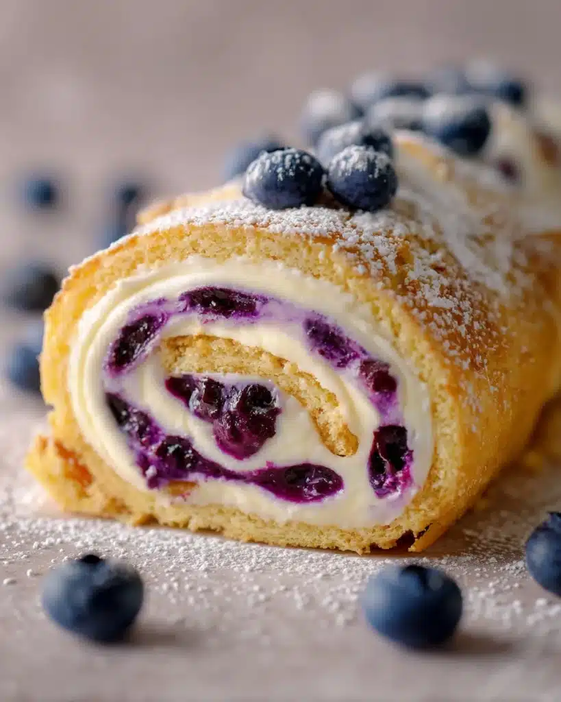 Blueberry Cheesecake Rolls Recipe