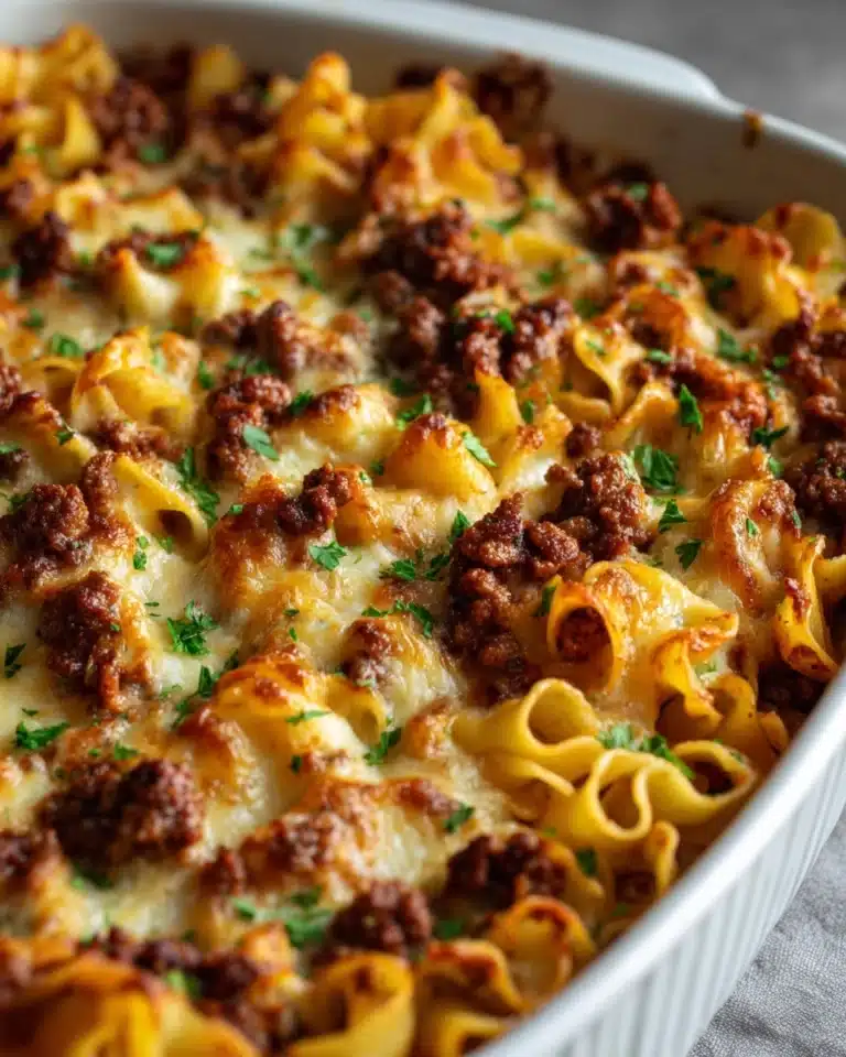 Sour Cream Beef Noodle Casserole Recipe