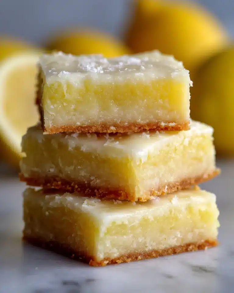 LEMON BROWNIES Recipe